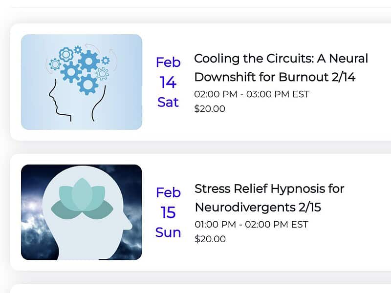 Cyrilla - Group ND Hypnosis Sessions